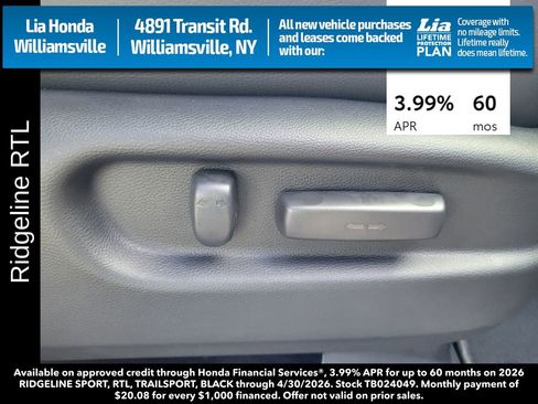 New 2026 Honda Ridgeline RTL image 34