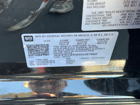 Certified 2025 Chevrolet Silverado 1500 Custom Trail Boss image 28