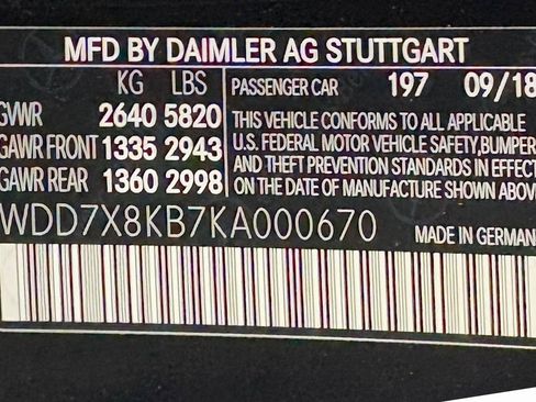 Used 2019 Mercedes-Benz AMG GT 63 S image 41