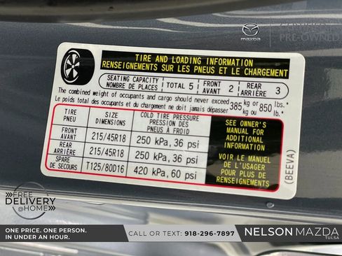 Certified 2025 MAZDA MAZDA3 Carbon image 52