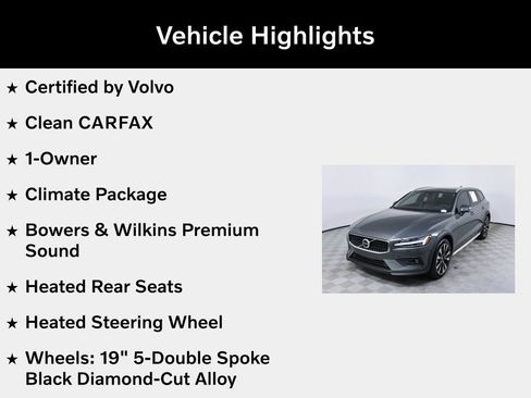 Used 2026 Volvo V60 B5 Cross Country Ultra w/ Climate Package AWD/4WD image 5