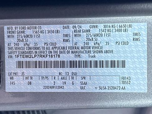 Certified 2024 Ford F150 STX w/ Mobile Office Package AWD/4WD image 30