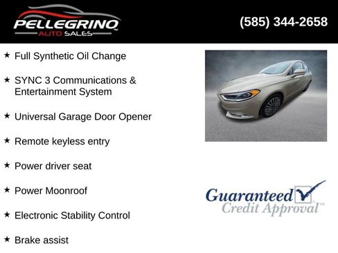 Used 2017 Ford Fusion SE w/ Fusion SE Technology Package image 2