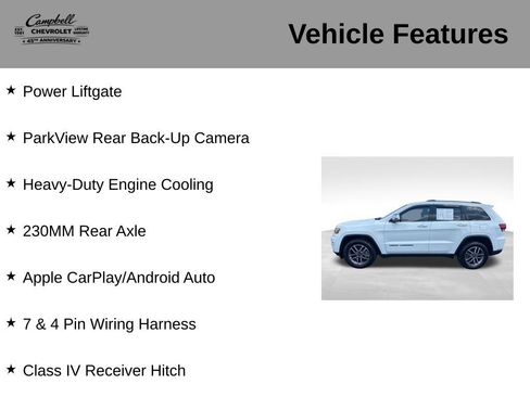 Used 2021 Jeep Grand Cherokee Limited w/ Trailer Tow Group IV AWD/4WD image 10