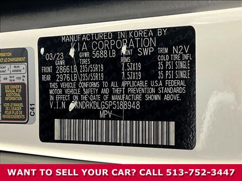 Certified 2023 Kia Sorento SX Prestige w/ Panoramic Sunroof Package AWD/4WD image 16