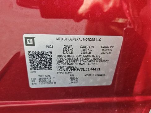 Used 2020 Chevrolet Traverse LT image 16