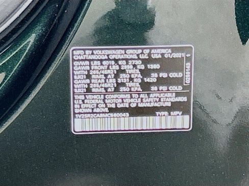 Certified 2021 Volkswagen Atlas SEL R-Line AWD/4WD image 34