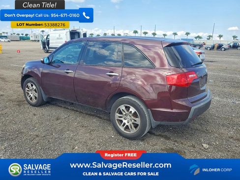Used 2008 Acura MDX w/ Technology Package AWD/4WD image 3