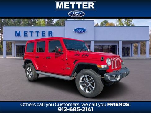 Used 2018 Jeep Wrangler Unlimited Sahara AWD/4WD image 1
