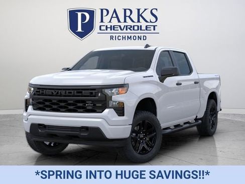 New 2026 Chevrolet Silverado 1500 Custom w/ Turbomax Blackout Package AWD/4WD image 8