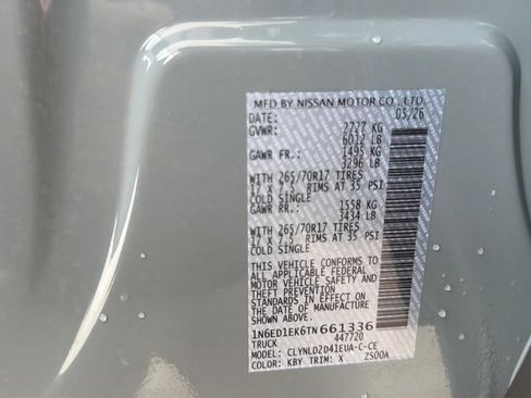 New 2026 Nissan Frontier PRO-4X w/ Pro-4x Convenience Package AWD/4WD image 14