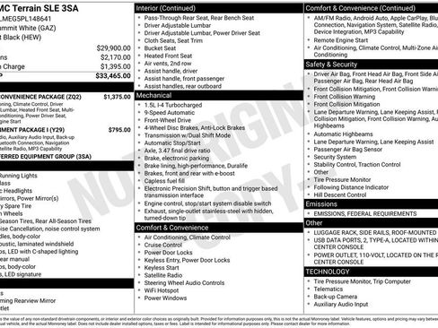 Used 2023 GMC Terrain SLE w/ Driver Convenience Package image 27