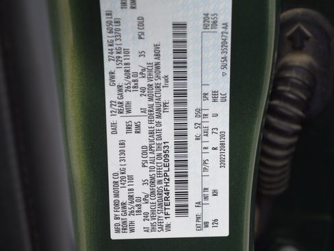 Used 2023 Ford Ranger Lariat w/ Equipment Group 501A High image 26