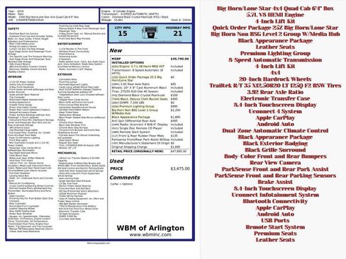 Used 2019 RAM 1500 Big Horn image 2