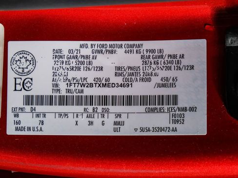 Used 2021 Ford F250 Platinum image 62