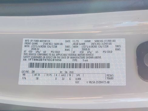 New 2026 Ford F250 Lariat w/ Black Appearance Package image 14