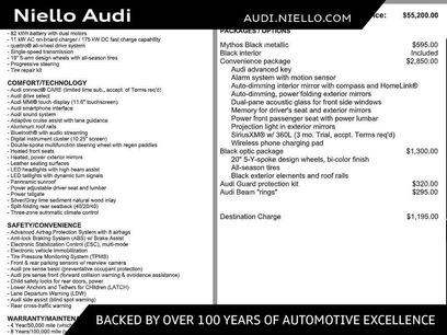 Used 2024 Audi Q4 e-tron Premium w/ Convenience Package