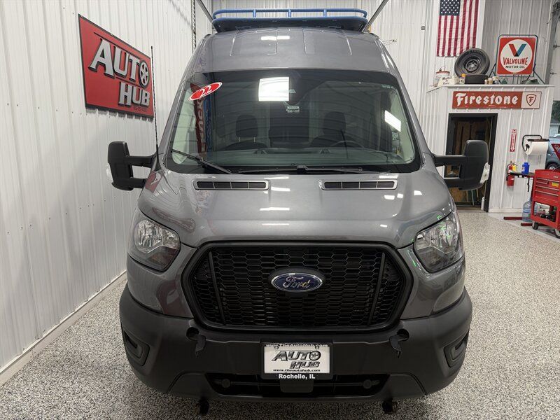 Used 2022 Ford Transit 350 148 High Roof Extended AWD w/ Load Area Protection Package image 23