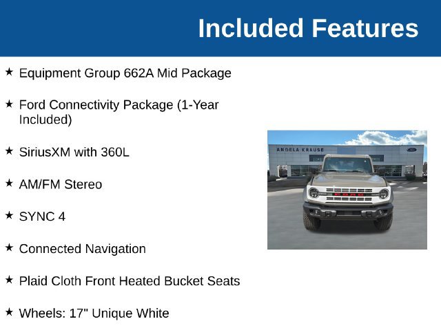 New 2026 Ford Bronco Heritage Edition AWD/4WD image 4