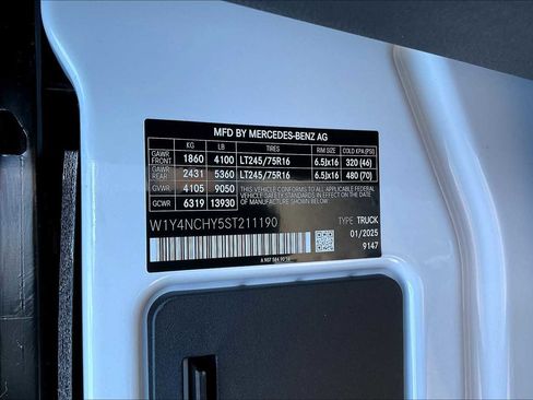 New 2025 Mercedes-Benz Sprinter 2500 image 11