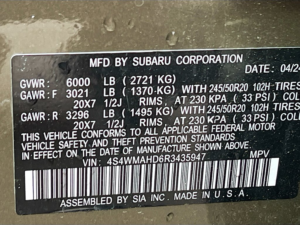Used 2024 Subaru Ascent Onyx Edition AWD/4WD image 35