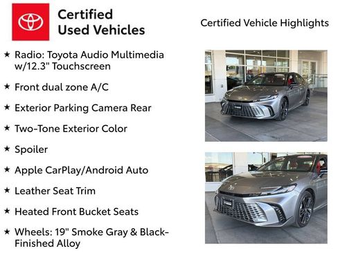 Certified 2025 Toyota Camry XSE FWD image 7