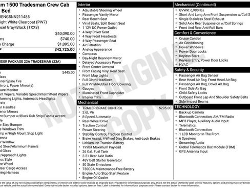 Used 2022 RAM 1500 Tradesman RWD image 33
