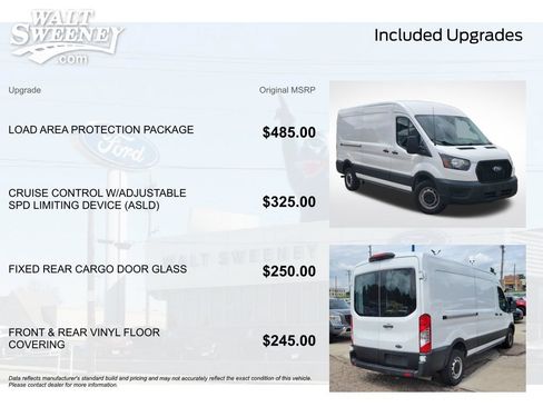 Certified 2021 Ford Transit 250 Medium Roof w/ Load Area Protection Package RWD image 11