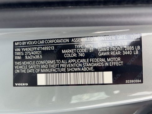 New 2026 Volvo XC90 B6 Ultra image 20