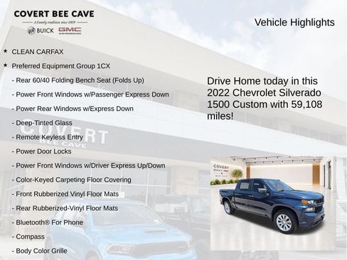 Used 2022 Chevrolet Silverado 1500 Custom RWD image 6