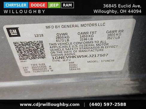 Used 2019 Chevrolet Traverse LT w/ LT Premium Package AWD/4WD image 51