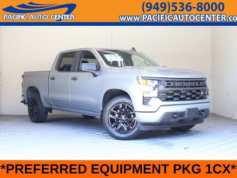 Used 2025 Chevrolet Silverado 1500 Custom w/ Turbomax Blackout Package RWD image 1