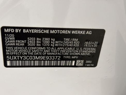 Used 2021 BMW X3 sDrive30i w/ M Sport Package RWD image 19
