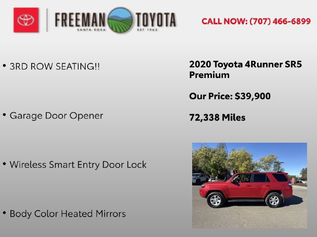 Used 2020 Toyota 4Runner SR5 Premium AWD/4WD image 10