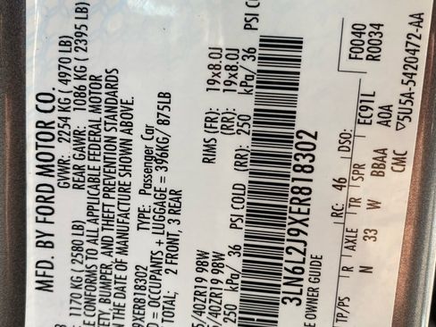 Used 2014 Lincoln MKZ AWD image 13