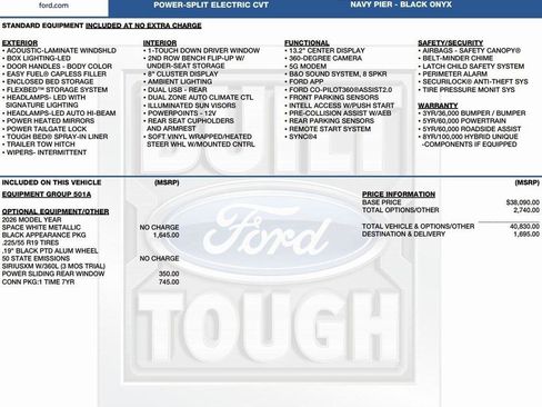 New 2026 Ford Maverick Lariat w/ Black Appearance Package image 2