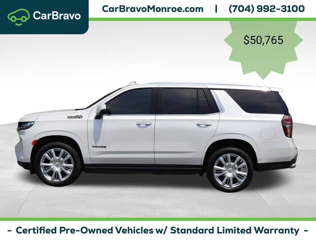Certified 2022 Chevrolet Tahoe High Country AWD/4WD image 2