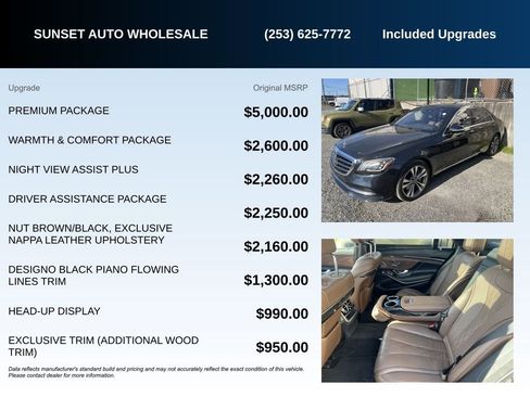 Used 2018 Mercedes-Benz S 560 Sedan w/ Premium Package image 6