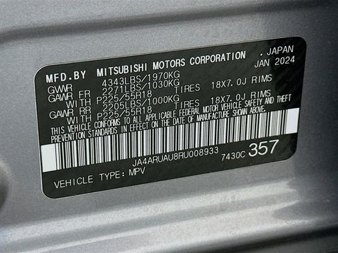 Used 2024 Mitsubishi Outlander Sport ES AWD/4WD image 12