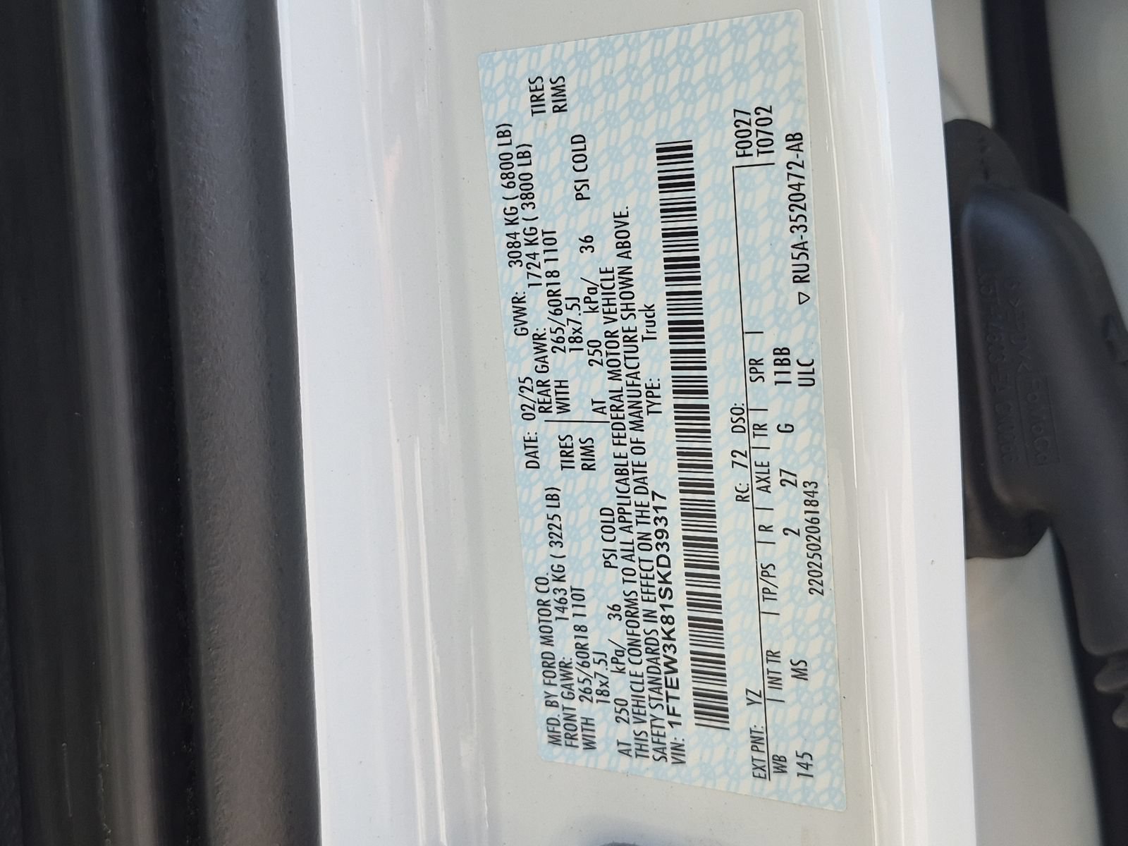 Used 2025 Ford F150 XLT w/ Equipment Group 301A Standard RWD image 32