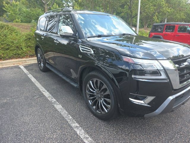 Certified 2021 Nissan Armada Platinum w/ Captain's Chairs Package AWD/4WD image 3