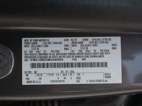 Used 2021 Ford Escape SE AWD/4WD image 23