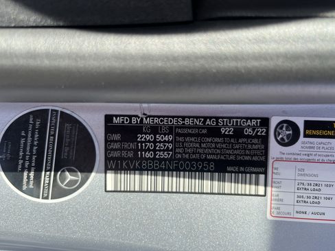 Used 2022 Mercedes-Benz SL 63 AMG 4MATIC image 13