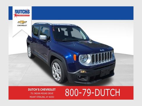 Used 2018 Jeep Renegade Limited w/ UConnect 8.4 Nav Group FWD image 1