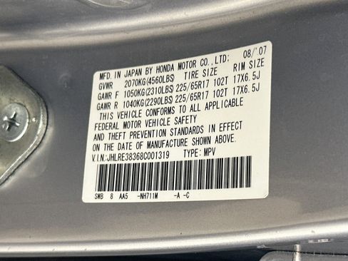 Used 2008 Honda CR-V LX image 12