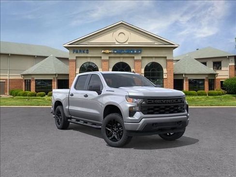 New 2026 Chevrolet Silverado 1500 Custom w/ Turbomax Blackout Package AWD/4WD image 2