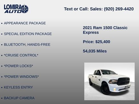 Used 2021 RAM 1500 Express w/ Wheel & Sound Group AWD/4WD image 33