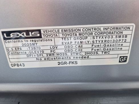 Used 2025 Lexus ES 350 w/ Premium Package FWD image 21