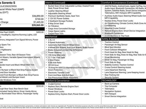 Certified 2025 Kia Sorento S image 43