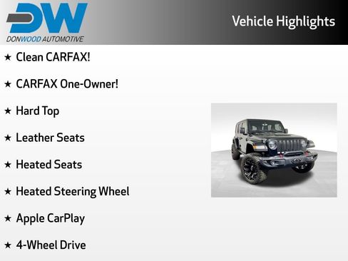 Used 2020 Jeep Wrangler Unlimited Rubicon w/ Uconnect 4C Nav & Sound Group AWD/4WD image 3